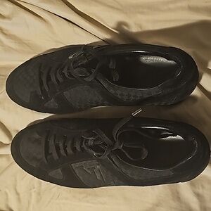 Louis Vuitton suede sneakers